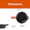 Commercial Chef Cast Iron Skillet Pan 12'' Skillet CHFL12 - alternate 4